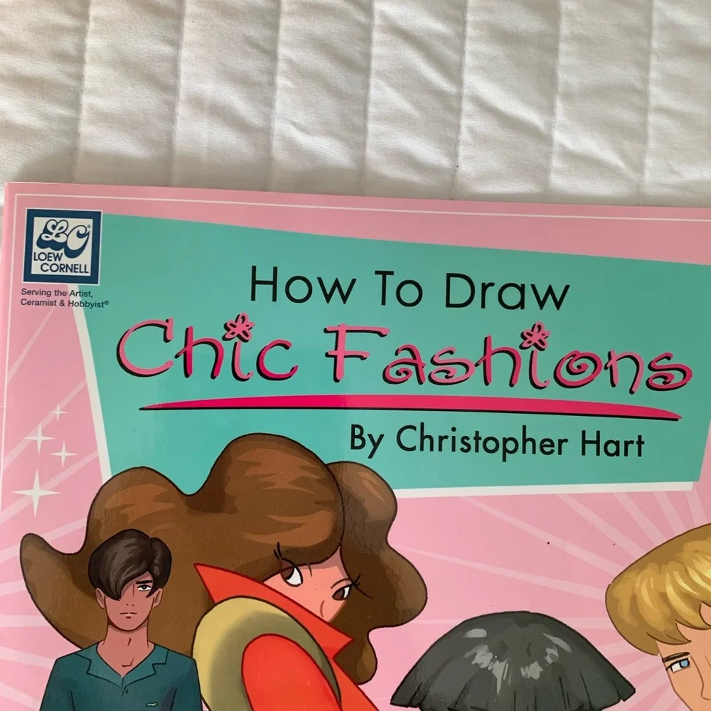 How to Draw Chic Fashions Book by Christopher Hart 25 Pages of Styling Toy